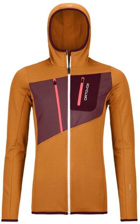 Dámska mikina Ortovox Fleece Grid Hoody W Sly Fox