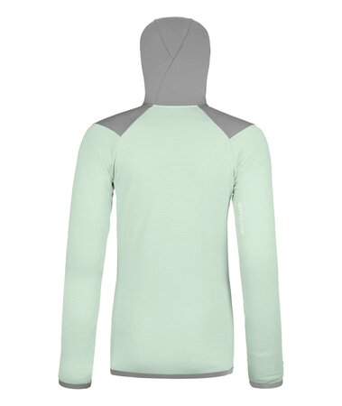 Mikina Ortovox Fleece Grid Hoody W Green Acid