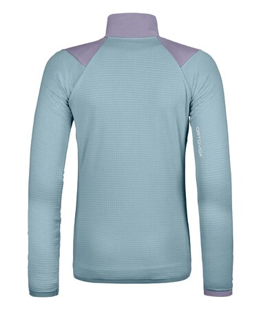 Mikina Ortovox Fleece Grid Jacket W Glacier Grey