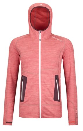 Mikina Ortovox FW's Fleece Light Hoody Wild Rose Blend