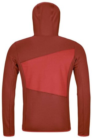 Pánska mikina Ortovox Fleece Grid Hoody M Clay Orange