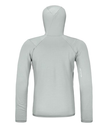 Mikina Ortovox Fleece Grid Hoody M Grey Ice