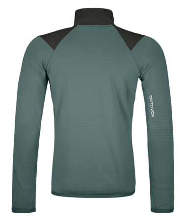 Pánska mikina Ortovox Fleece Grid Jacket Dark Arctic Grey