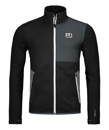 Mikina Ortovox Fleece Jacket M Black Raven