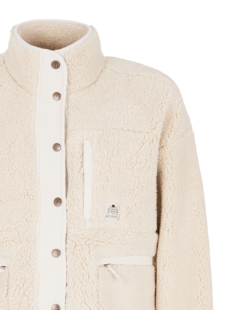 Mikina Protest PRTLux Fullzip Kit Offwhite