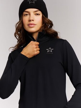 Mikina Protest PRTSavoy 1/4 Zip True Black