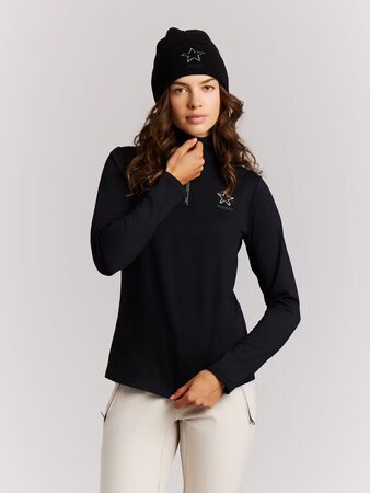 Mikina Protest PRTSavoy 1/4 Zip True Black