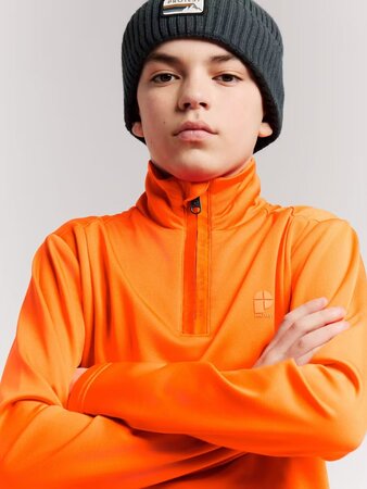 Mikina Protest REWillowy JR 1/4 Zip Cayenne Orange