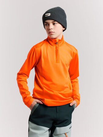 Mikina Protest REWillowy JR 1/4 Zip Cayenne Orange