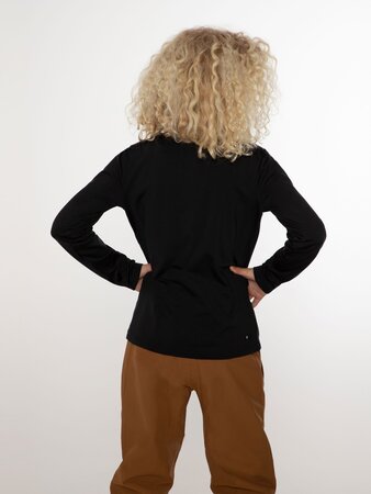 Mikina Protest REWillowy JR 1/4 Zip True Black