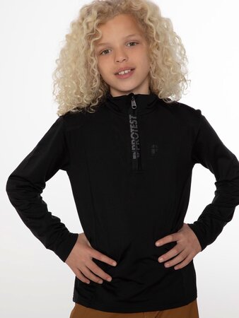 Mikina Protest REWillowy JR 1/4 Zip True Black