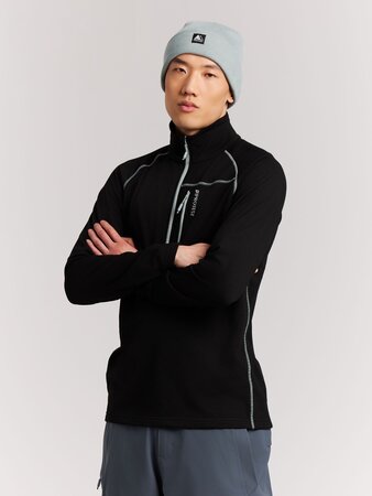 Mikina Protest PRTRekody 1/4 Zip True Black