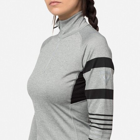 Mikina Rossignol W Poursuite 1/2 Heather Grey