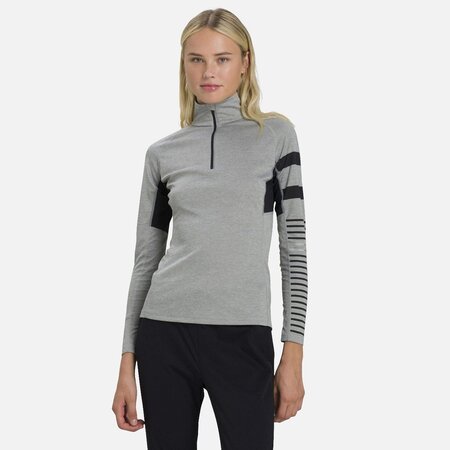 Mikina Rossignol W Poursuite 1/2 Heather Grey