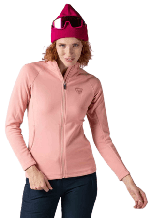 Mikina Rossignol Classique Clim Copper Pink