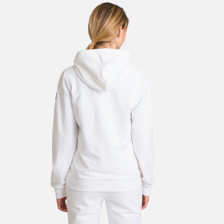 Mikina Rossignol W Logo Sweat Hood White