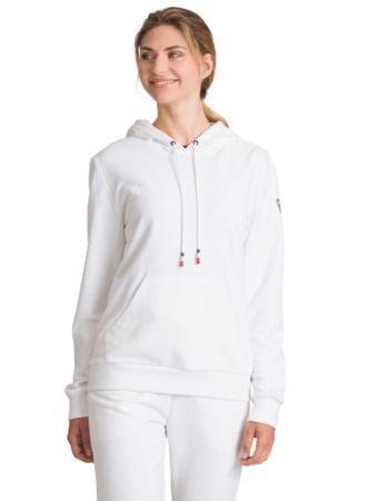 Mikina Rossignol W Logo Sweat Hood White