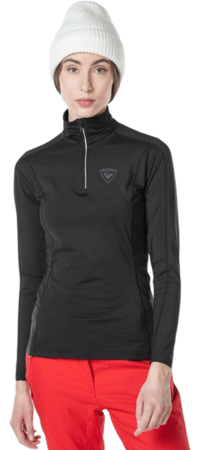 Mikina Rossignol W Classique 1/2 Zip Black Mikina Rossignol W Classique 1/2 Zip Black