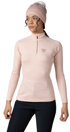 Mikina Rossignol W Classique 1/2 Zip Powder Pink Mikina Rossignol W Classique 1/2 Zip Powder Pink