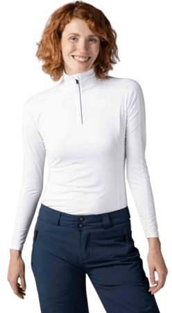Mikina Rossignol W Classique 1/2 Zip White Mikina Rossignol W Classique 1/2 Zip White