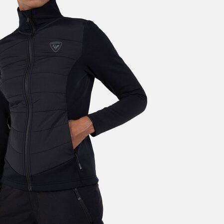 Mikina Rossignol W Classique Hybrid Clim FZ Black