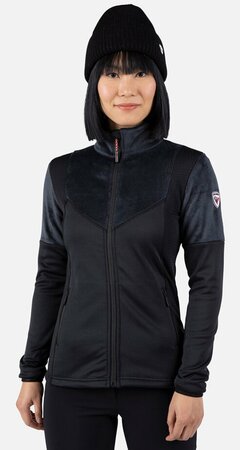 Mikina Rossignol W Diretta Fleece Fz Black Mikina Rossignol W Diretta Fleece Fz Black