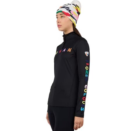 Mikina Rossignol W JCC Booster HZ Black