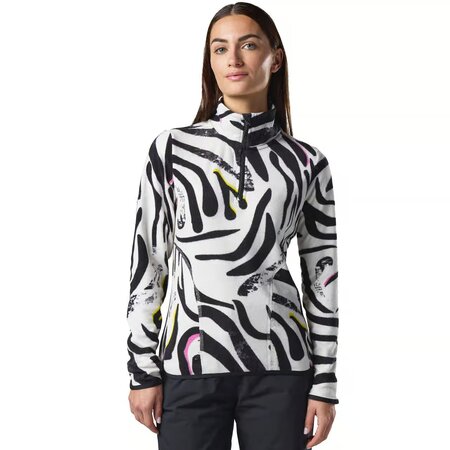 Mikina Rossignol W Quarter Zip Polar Fleece Savage Black