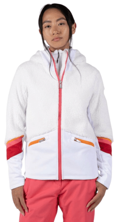 Mikina Rossignol W Wispile Fleece Fzh White Mikina Rossignol W Wispile Fleece Fzh White