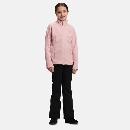 Detská mikina Rossignol Girls' Full Zip Clim Layer Powder Pink