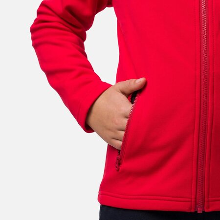 Detská mikina Rossignol Boy FZ Clim Sports Red Detská mikina Rossignol Boy FZ Clim Sports Red