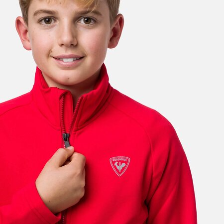 Detská mikina Rossignol Boy FZ Clim Sports Red Detská mikina Rossignol Boy FZ Clim Sports Red