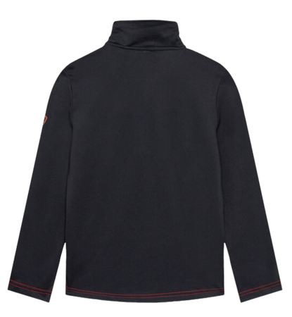 Detská mikina Rossignol Boy Hero 1/2 Zip Warm Stretch Black