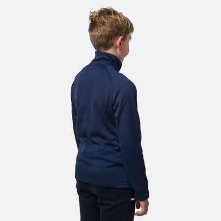 Detská mikina Rossignol Boys' Full-Zip Clim Fleece Jacket Dark Navy