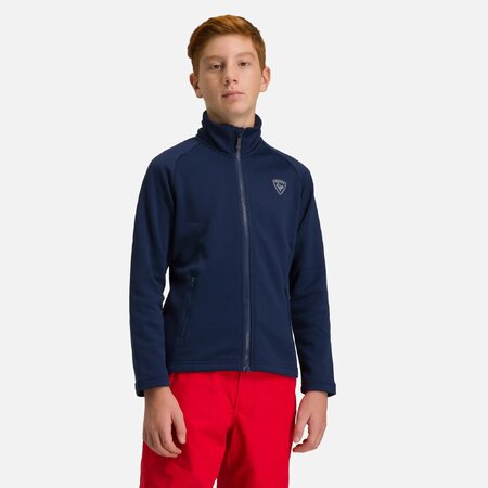 Detská mikina Rossignol Boys' Full-Zip Clim Fleece Jacket Dark Navy