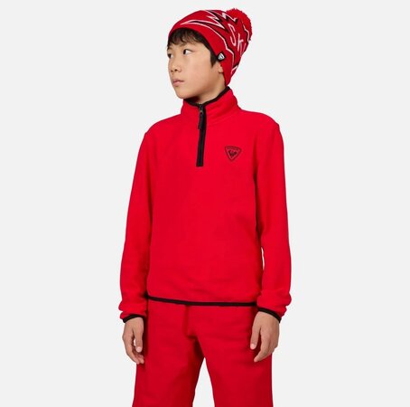 Mikina Rossignol Jr Strawpile Fleece HZ Sports Red