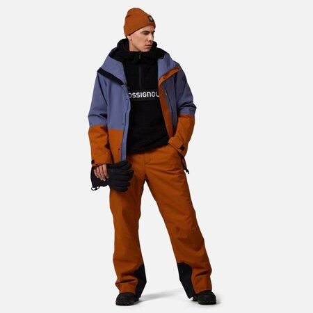 Mikina Rossignol Alltrack Anorak Fleece Black