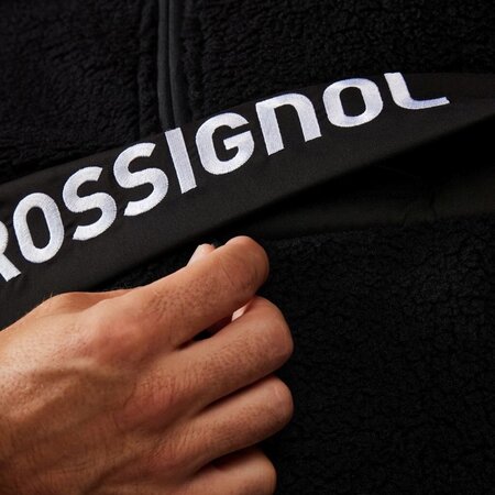 Mikina Rossignol Alltrack Anorak Fleece Black