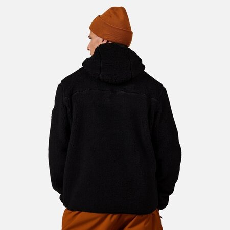 Mikina Rossignol Alltrack Anorak Fleece Black