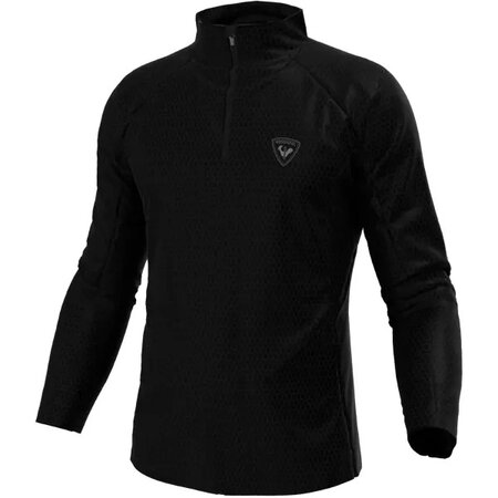 Mikina Rossignol Blackside Fleece HZ Black