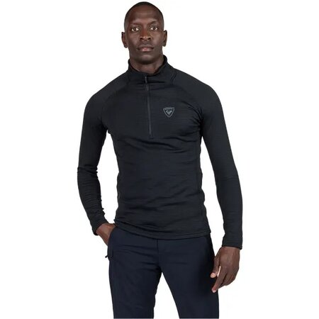 Mikina Rossignol Blackside Fleece HZ Black
