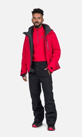 Mikina Rossignol Blackside Fleece HZ Sports Red