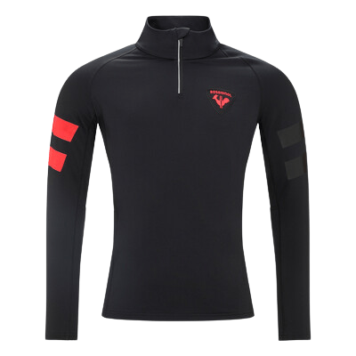 Pánska mikina Rossignol Classique Hero 1/2 ZIP Black