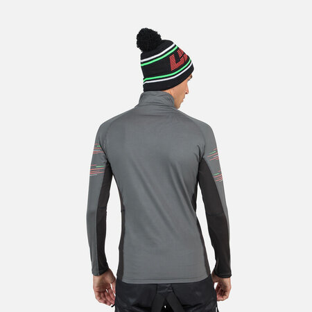 Mikina Rossignol Classique Hero Clim 1/2 Zip Onyx Grey