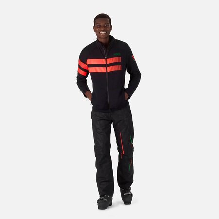 Pánska mikina Rossignol Men's Hero Clim Fleece Jacket Black