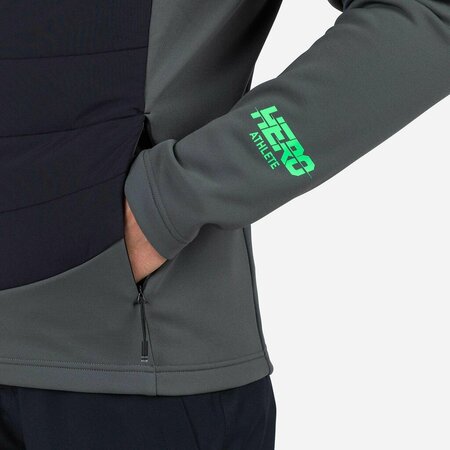 Mikina Rossignol New Hero Classique Hybrid Clim Onyx Grey