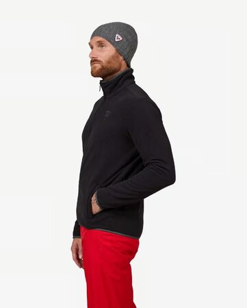 Mikina Rossignol Strawpile Fleece FZ Black