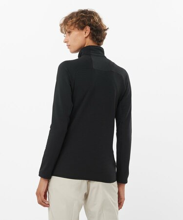 Dámska mikina Salomon Essential Ltwarm Hz W Deep Black