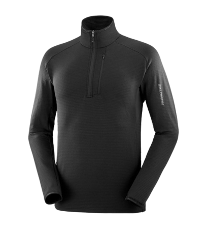 Pánska mikina Salomon Essential Ltwarm Hz Deep Black