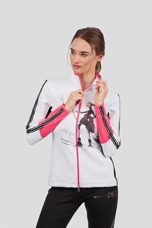 Mikina Sportalm Chronic Optical White